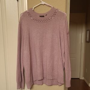 Cyrus Lavender Knit Sweater